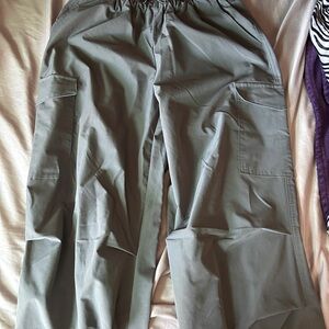 Women's Gray Cargo Pants